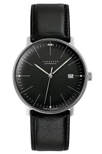 

027 4701 02 Junghans Max Bill Automatic Sapphire Self-winding чорний