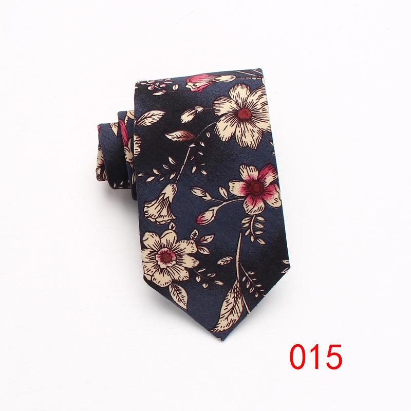 Jacquard Cotton Tie 7Cm Tie Men'S Business Dress, Work Casual Tie