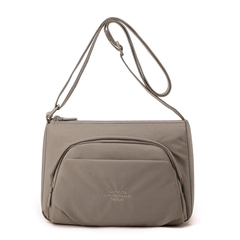 Small square bag, multi-layer women's messenger bag, casual mobile phone bag, nylon bag, women's bag, shoulder bag.