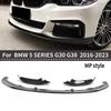 Dry Carbon Fiber Front Lip Splitters for BMW 5 Series G30/G38 - MP Style