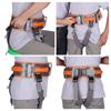 Orange Transfer Gait Belt Assist Secure Walking Device Gait Transfer Belt for Patients Ambulation Medical Supplies