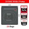 For 3D Upgraded black Filament Vacuum Bag PLA ABS PETG Filament Storage with USB Rechargeable Electric Air Pump Vacuum Sealing