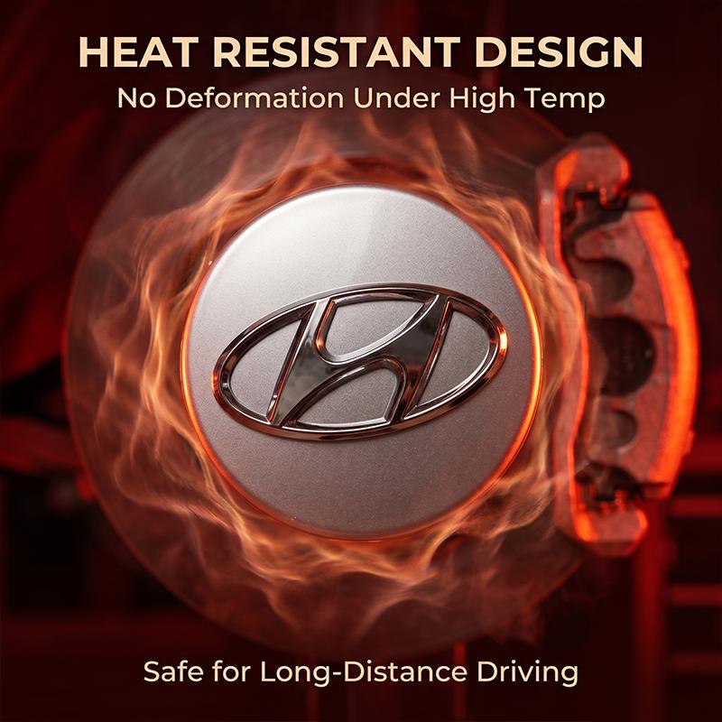 4PCS 60MM Car Emblem Badge Wheel Center Hub Cap Covers Auto Rim Cover For Hyundai Santa Fe Sonata Solaris Azera Creta I30 Ix25 Tucson IX35