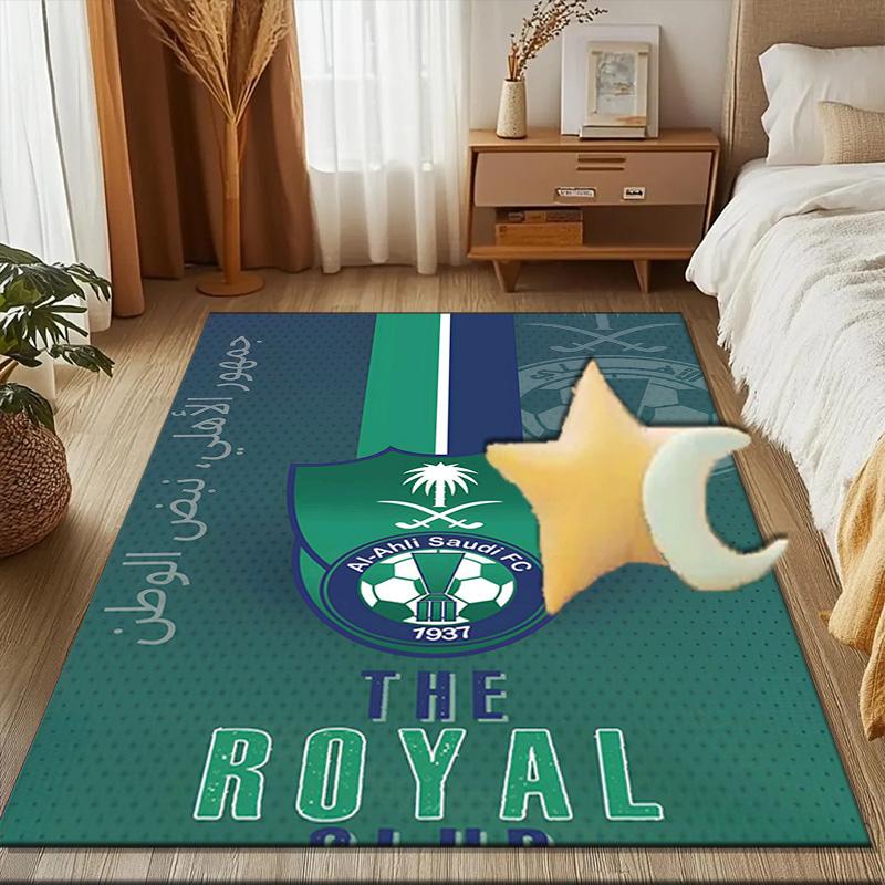 AS Saint-Étienne Rug Game Carpet, Floor Mat for Bedroom Living Room Entryway Rug, Home Decor Idea Gift for Christmas Birthday