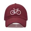 Soft Cotton Baseball Cap for Women Men Adjustable Fashion Bicycle Embroidered Dad Hat Unisex Classic Golf Caps