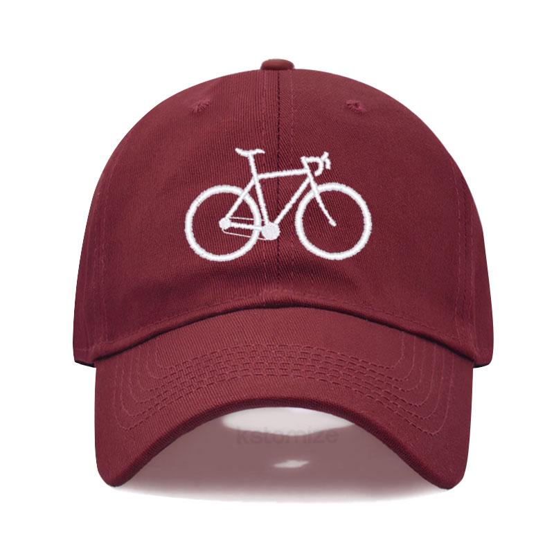 Soft Cotton Baseball Cap for Women Men Adjustable Fashion Bicycle Embroidered Dad Hat Unisex Classic Golf Caps