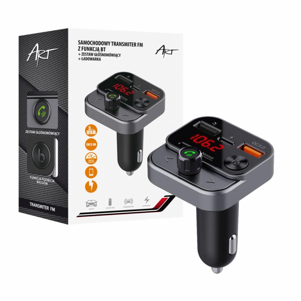 ART FM MP3 car transmitter with BT,USB FM-84B