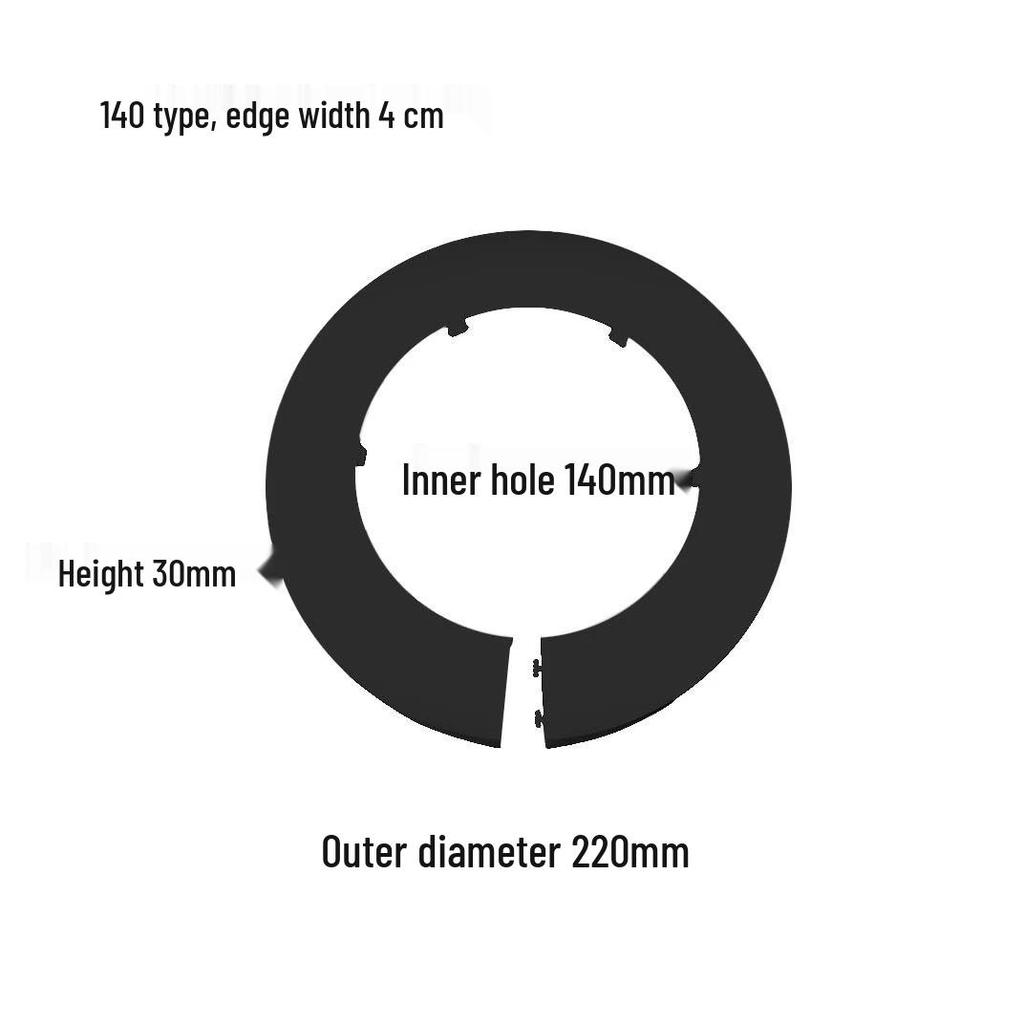 Decorative Pipe Cover Ring for Air Conditioning and Heating Valves