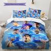 Cruz Azul Pattern Bedding Home Decoration Birthday Gift (1 * duvet cover + 2 * pillowcase, without core)