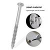 50pcs Nickel Plated Steel Bass Pickup Mounting Screws Repair Parts for JB Jazz  Bass