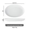 Black Frosted Ceramic Straight-Stripe Dinner Plate