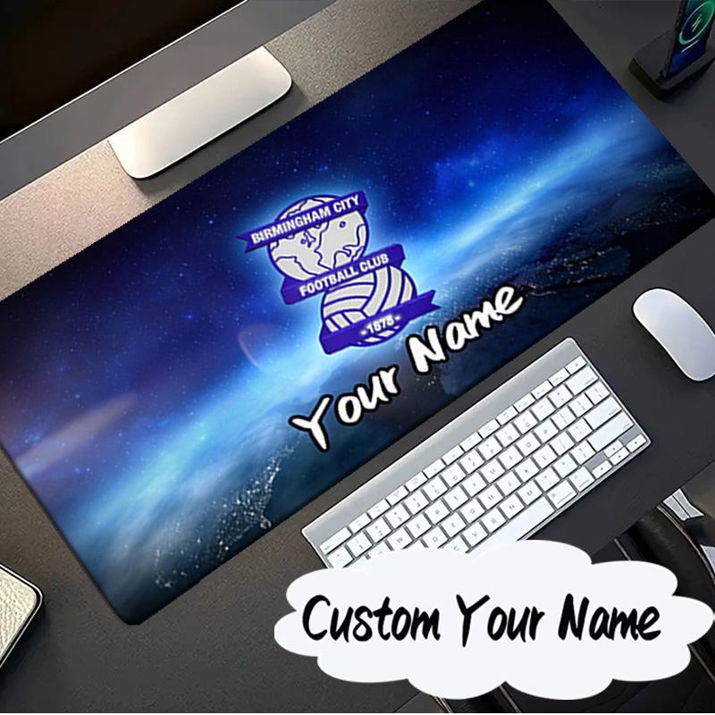 Custom Name Mouse pad Birmingham Football Club Mouse pad, Gaming Mouse Pad, keyboard pad, Desk Decor for computer notebook Fan Birthday Gift