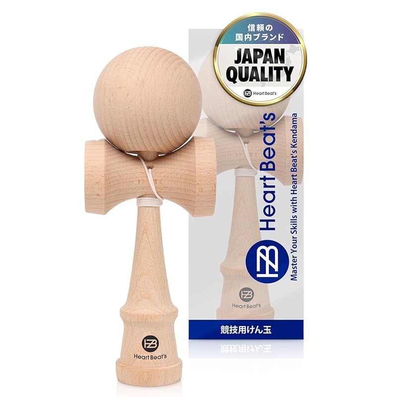 

[Monochrome color for competitive Kendama] Kendama Kendama Mystical Monochrome Natural [Heart Beat s]