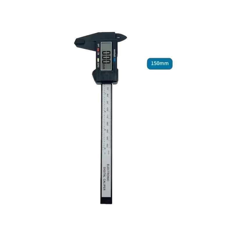 Electronic vernier caliper, carbon fiber dial vernier caliper, micrometer, digital scale. The battery is not included. 0-150mm