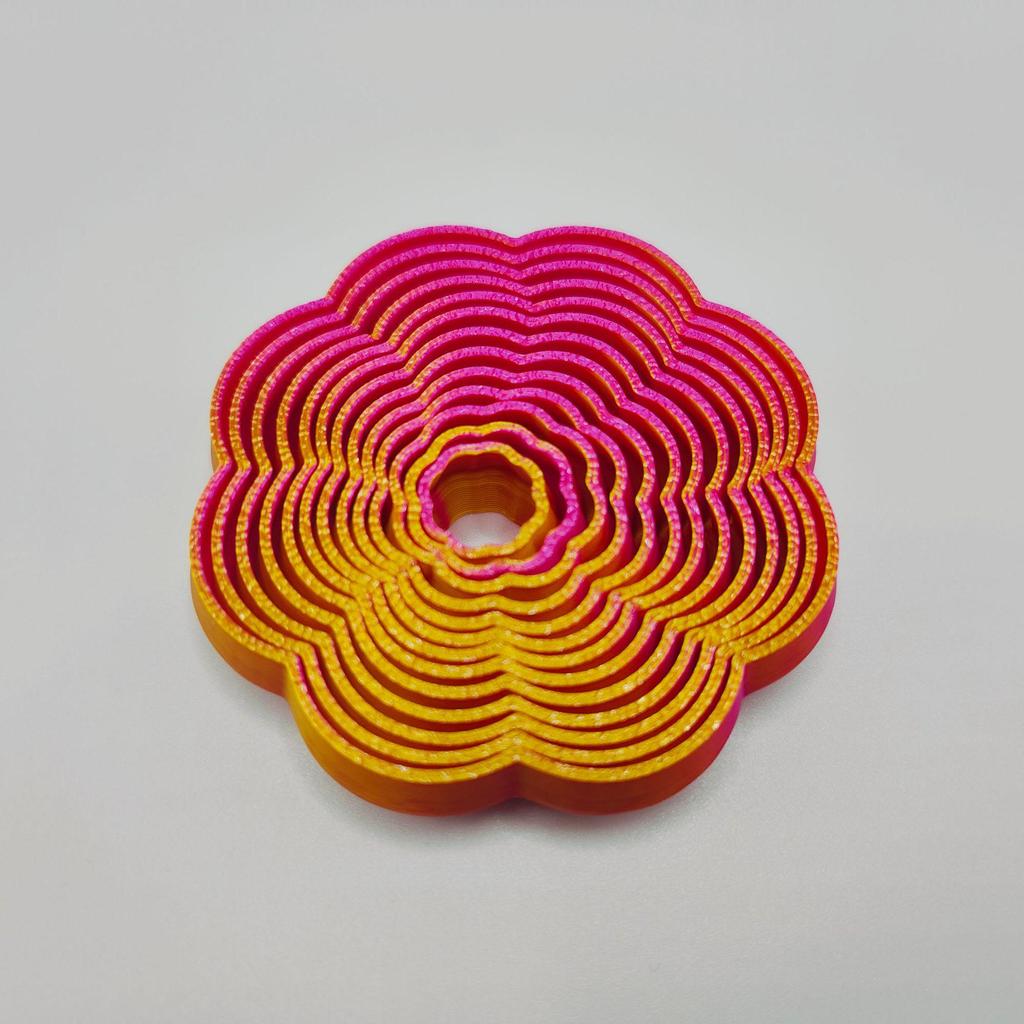 3D Flower Decompression Toy and Educational Desk Ornament