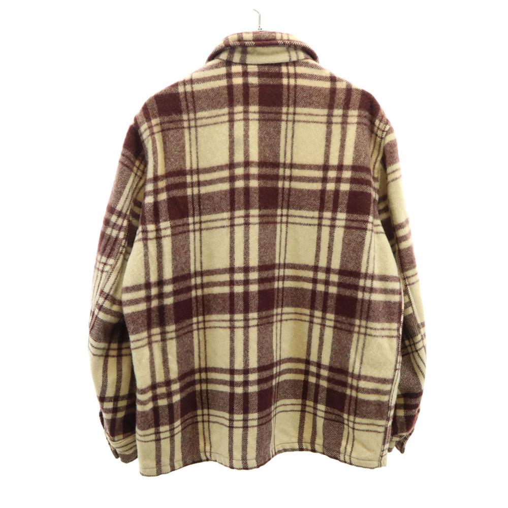 Field Stream 50s Vintage Long Sleeve Wool Shirt Jacket M Beige and Others Men's Used