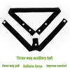 Ju Says Men's Adjustable Chastity Lock Strap: Wide, Three-Way Restraint with Hanging Ring for Enhanced Appearance