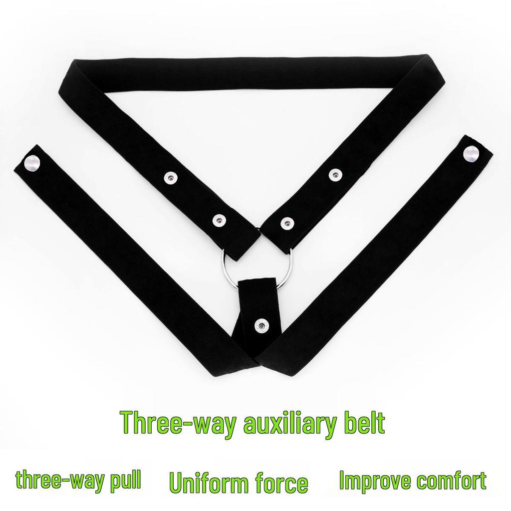 Ju Says Men's Adjustable Chastity Lock Strap: Wide, Three-Way Restraint with Hanging Ring for Enhanced Appearance