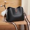 Women's 2026 New Style Genuine Leather Crossbody Bucket Bag - High-End Single Shoulder Bag