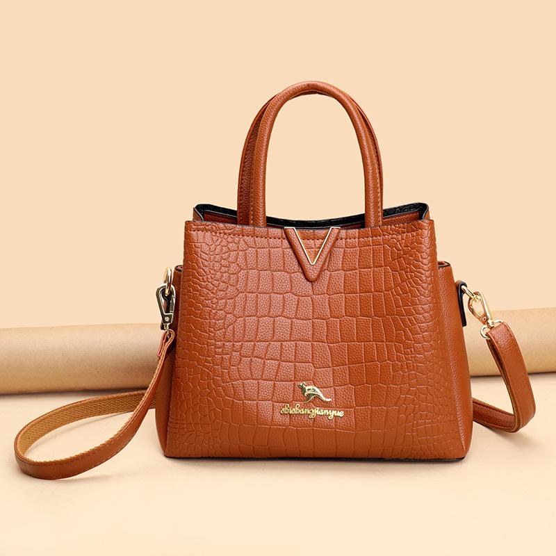 Ladies' Bags, New Style, Elegant Handbags, Simple Texture, Atmospheric Shoulder Bags, Women's Crossbody Bags, Fashionable Women's Bags