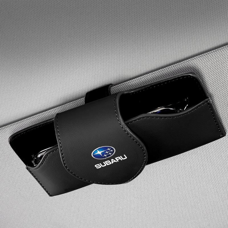 Subaru Car Mounted Sunshade Glasses Box Auto Interior Accessories For Crosstrek XV Legacy Forester BRZ Outback Tribeca Impreza gdu8
