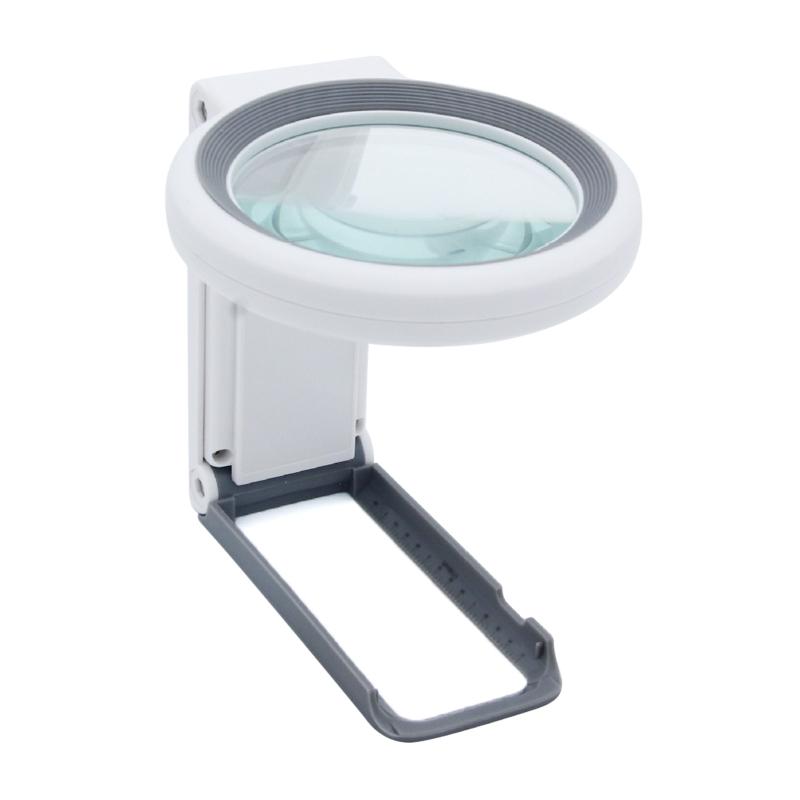 Förstoringsglas med Ljus & Skala Handhållet/Stående 18 LED Upplyst Upplyst Förstoringsglas för Låg för Syn Äldre Re