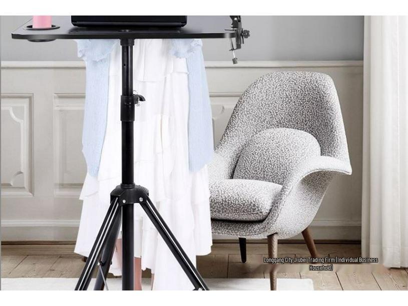 Portable Foldable Laptop Stand & Desk Riser for Office, Desktop, or Streaming