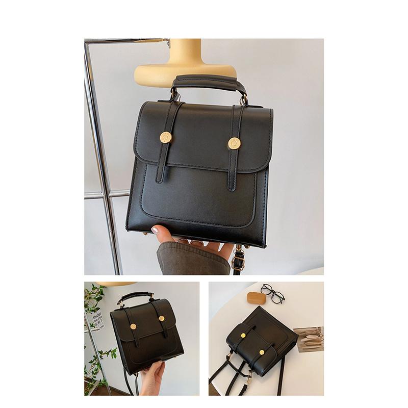 Leisure Vintage Commute Square Backpack Simple Women's Handbag Crossbody Bag Women Gift Single-shoulder Bag