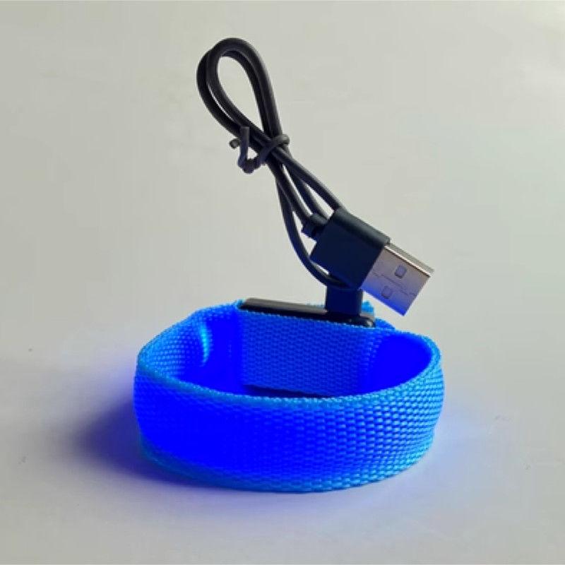 Dobíjecí LED sportovní náramek měnící barvu