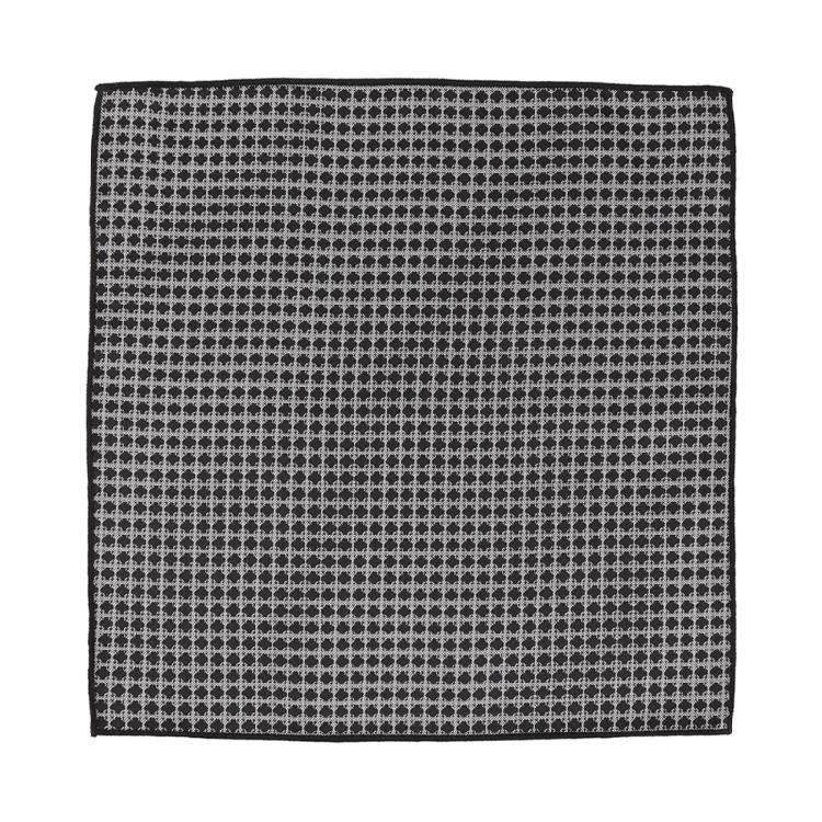 Chusteczka 25,5x25,5cm z Ciemnym Wzorem dla Pana Młodego Ślub Biznesowa Chusteczka