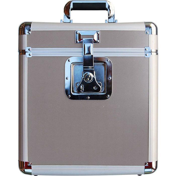 Flight Case - ROCK ON WALL - 25 LP - Aluminium - Argent - Protection optimale