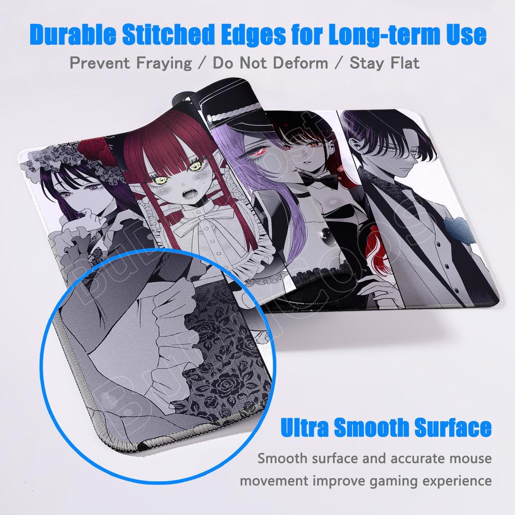Speed Pc Accessories Large My Dress-Up Darling Mouse Pad Table Mat Marin Kitagawa Carpet 900x400mm HD Printing Rubber Gaming Rug
