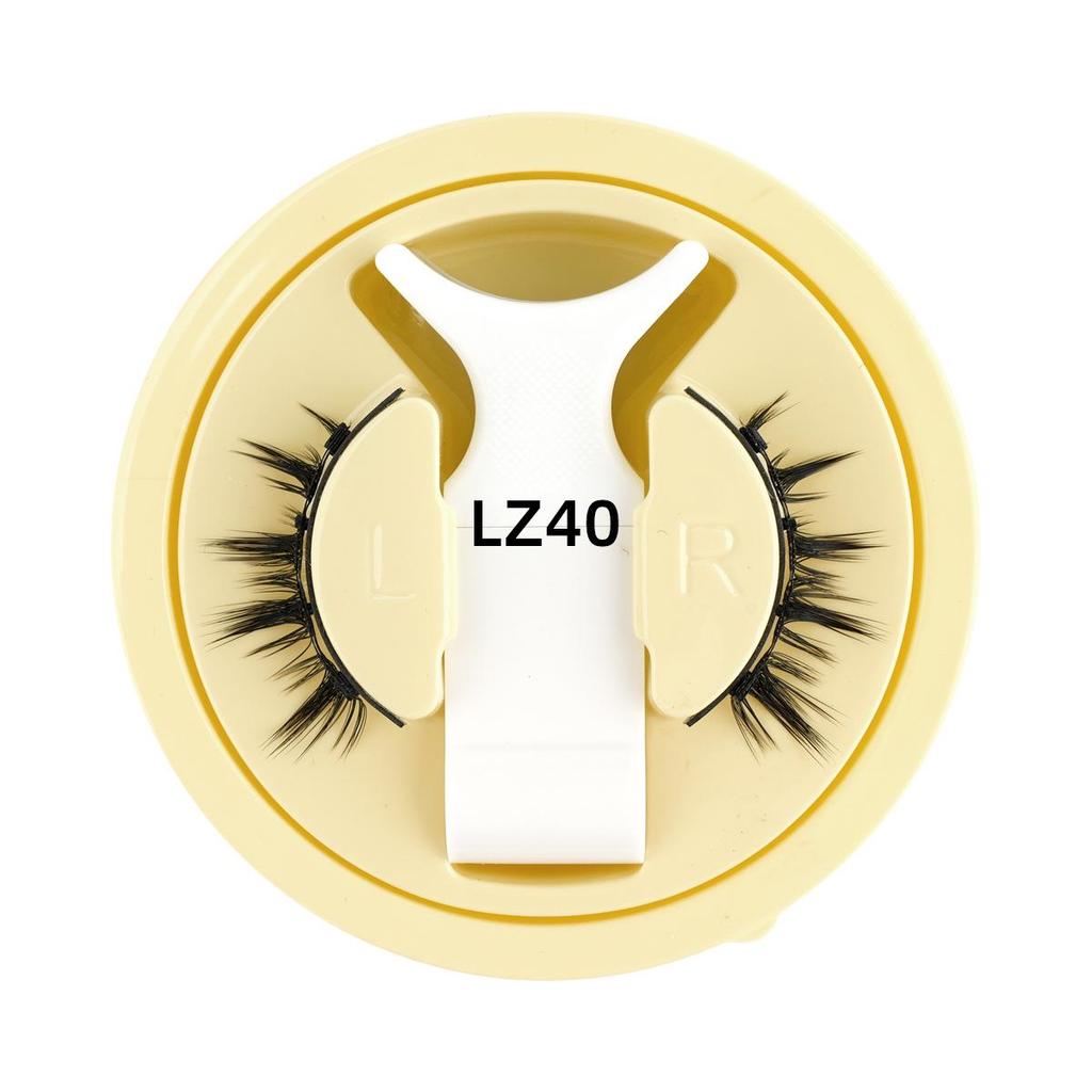 Reusable Magnetic Cat Eye False Eyelashes: Cross Design, Waterproof, No Glue Needed