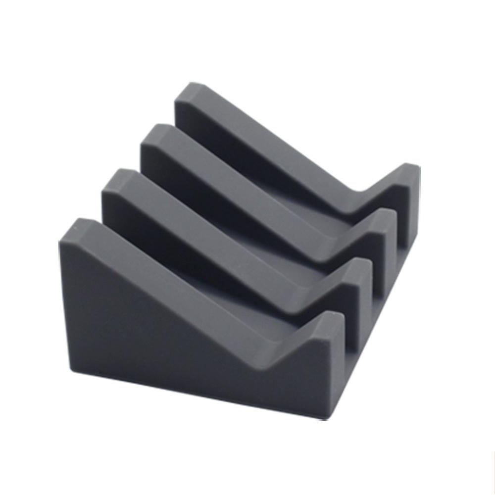 Silicone Soap Box Drain Soap Rack Diversion Soap Tray Punch-free Soap Mat Bathroom Shelf