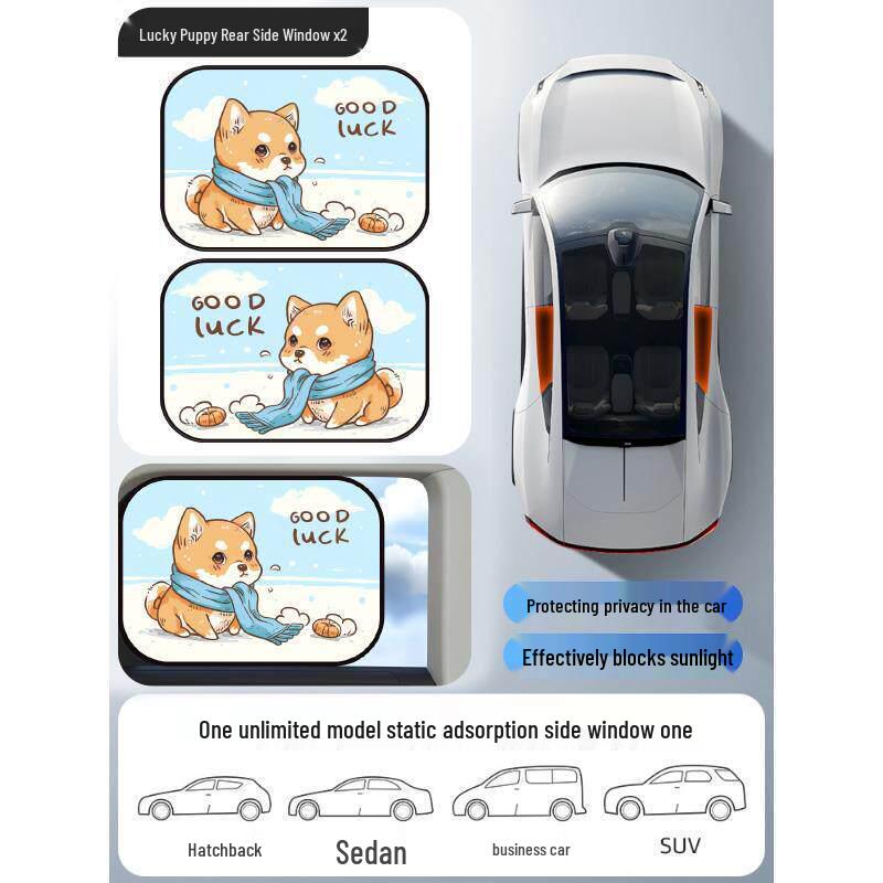 Magnetic Car Window Sunshade: UV Protection & Heat Insulation Curtains