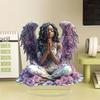 1pc Angel Prayer - 2D Flat Acrylic Desktop Ornament, Wall Decor Art, Four Seasons Decoration, Novelty Home Decor, Perfect Durable