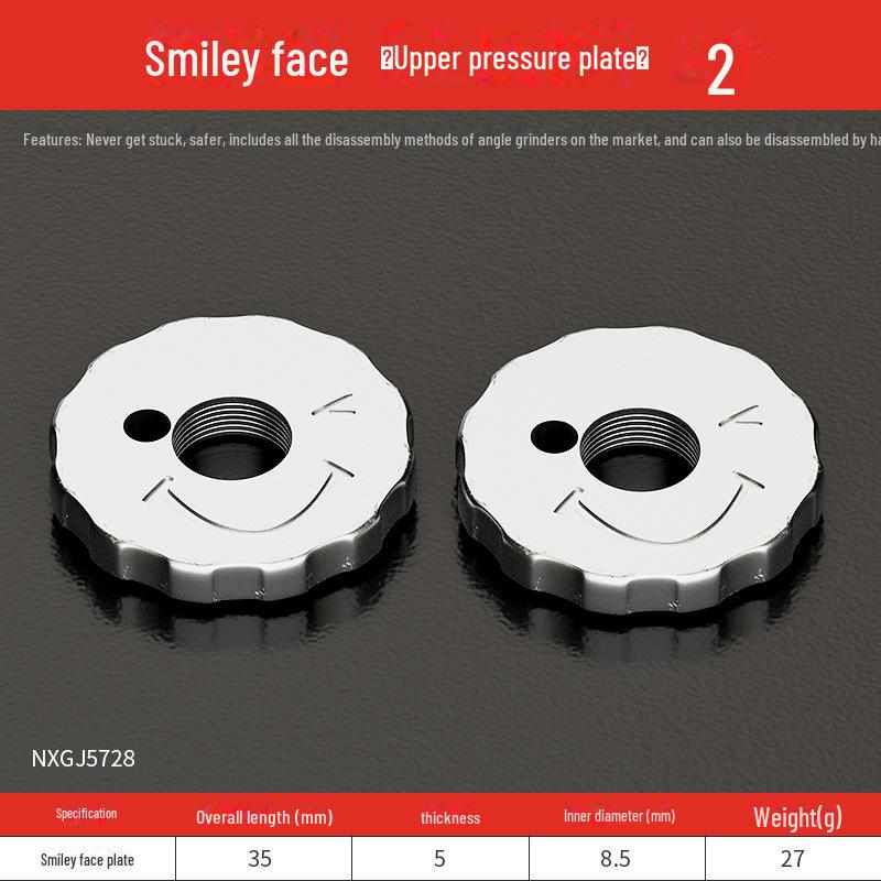

Универсальный набор прижимных пластин для угловой шлифмашины четвертого поколения Цветок сливы
