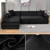Velvet Sofa Cover for Living Room Thick Elastic Sofa Cover 1/2/3/4 Seater L Shaped Corner Sofa Cover Stretch Cover for Sofa