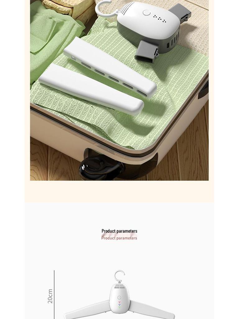 Foldable Portable Dryer Rack for Clothes & Shoes - Quick Dry & Sterilization