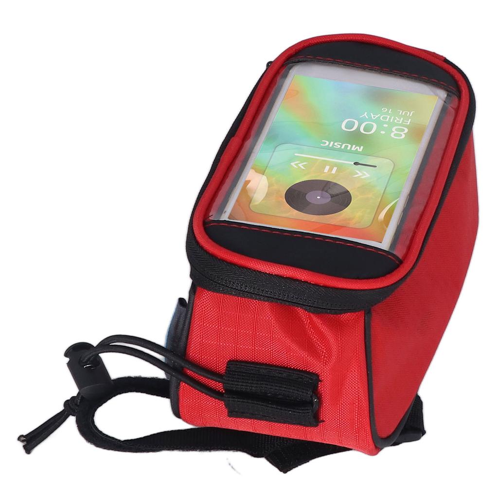 Bike Phone Bag Large Space High Sensitivity Touch Screen Bicycle Front Frame Bag for Riding