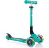 Globber Junior Foldable Lights Turquoise Scooter
