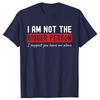 I Am Not The Bigger Person Leave Me Alone Tshirts Men Introvert 100 Cotton Loose Oversized Crewneck Collar Hip Hop T Shirt