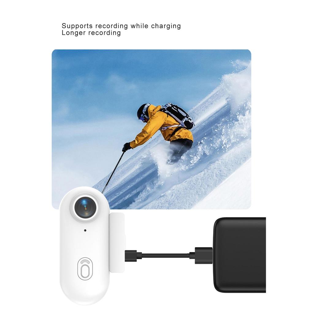 Small Sport Action Camera ABS Loop Recording 120 Degree Wide Angle Maximum Support 256GB 8MP 4K Cat Collar Camera for Outdoor