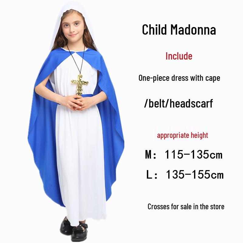 

Хэллоуин Маскарадный Костюм Священника и Монаха для Мальчиков Large