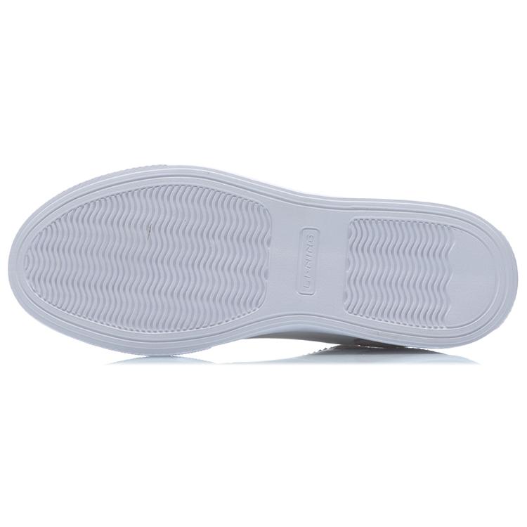 Li Ning Slip Resistant Abrasion Resistant Low Top Skateboard Shoes Women's Pink Apricot AGCR194-3