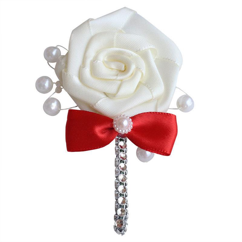 1Pc The Stylish Flower Shaped Brooch Is Studded with Pearls