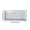 Marble Serving Tray, Marble Elegant Jewelry Tray, Decorative Countertop Organizer for Club Kitchen Office Decor