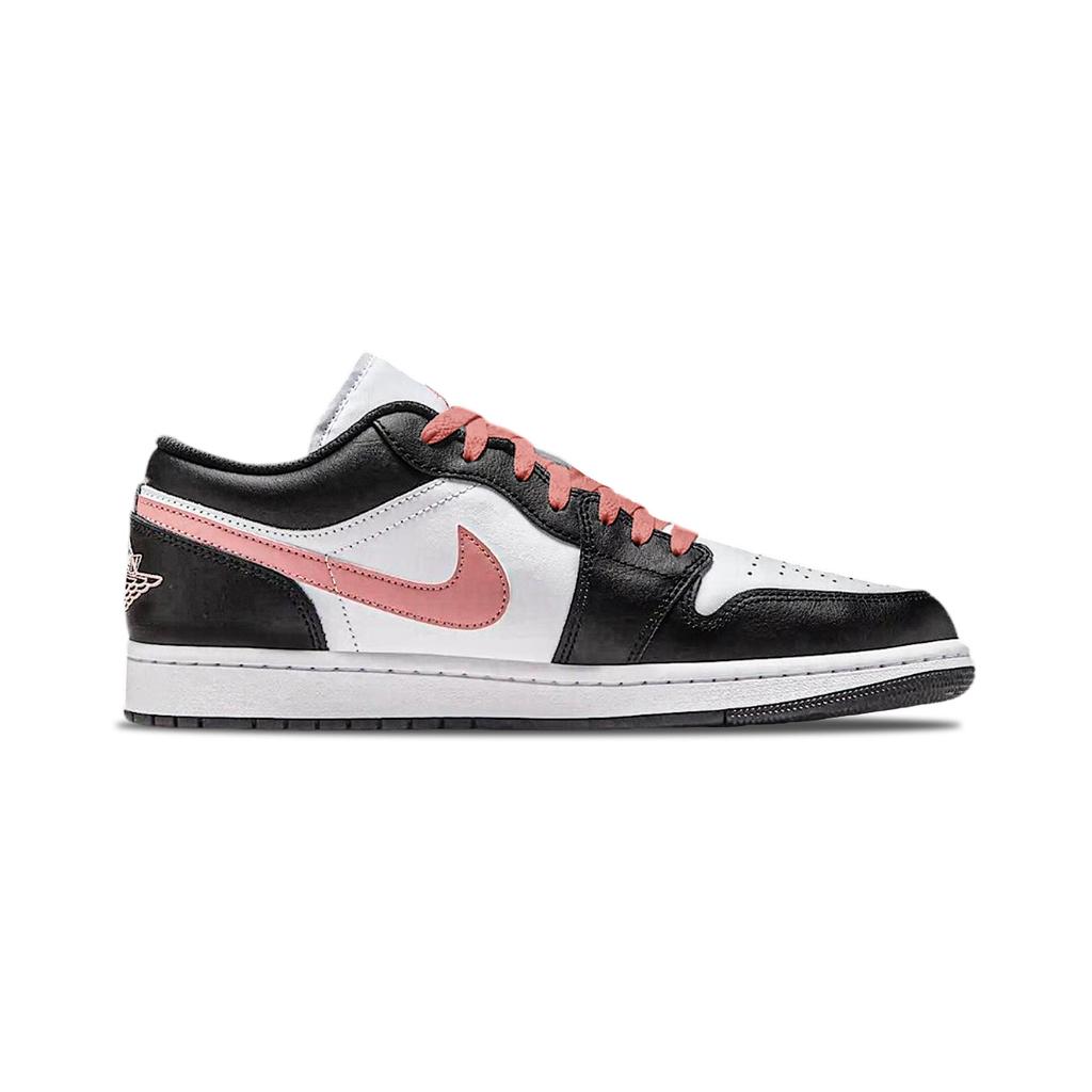 Jordan Air Jordan 1 Balance Low top Vintage Basketball Shoes Unisex Black Pink DC0774-101(Team282-)