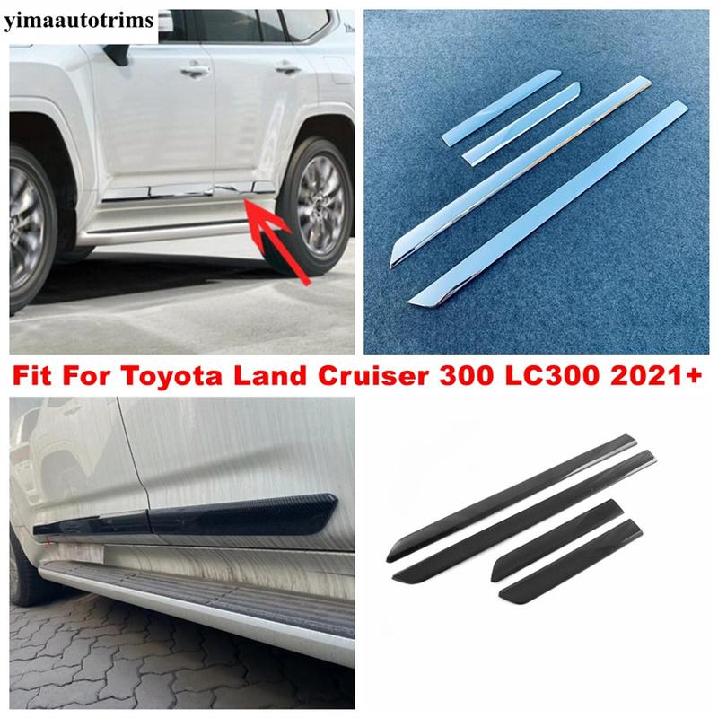 Side Door Body Anti-scratch Molding Stripes Protection Panel Cover Trim For Toyota Land Cruiser 300 LC300 - 2025 Accessory