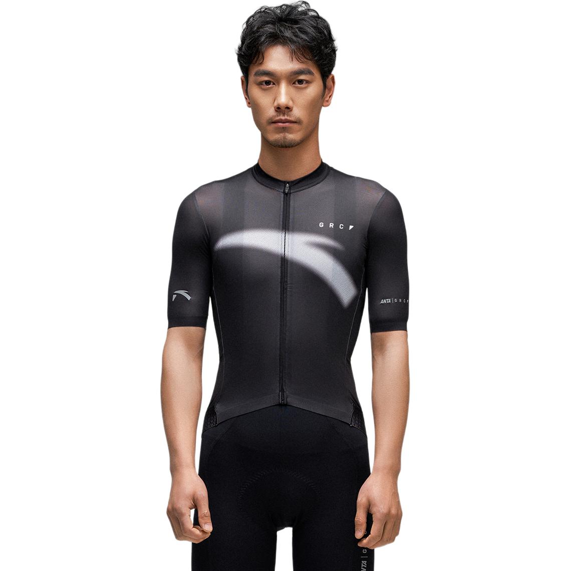 

Anta X GRC Collaboration Professional Cycling Road Bike Breathable Quick-Dry T-Shirt Men Tops Basic-Black 952527146-2 S